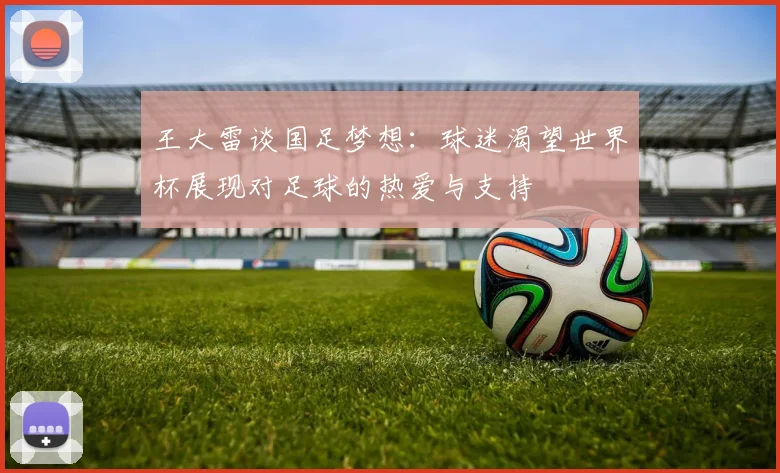 王大雷谈国足梦想：球迷渴望世界杯展现对足球的热爱与支持